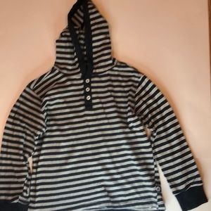 Boys small Black and Gray hoodie shirt